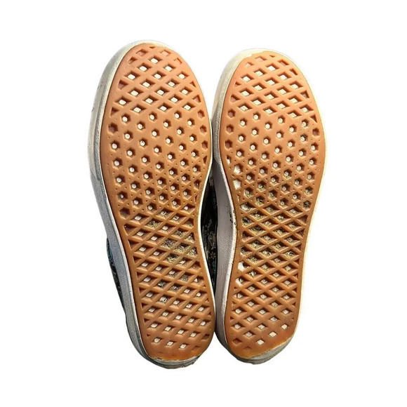Vans x Discovery (Project CAT) Floral Canvas Slip-On Skate Shoe - Juniors Size 4 - Picture 11 of 13